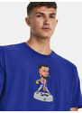 Under Armour Tričko UA CURRY BOBBLE HEAD SS-BLU - Pánské