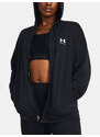 Under Armour Mikina UA Rival Terry OS FZ Hooded-BLK - Dámské