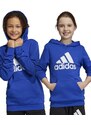 Dětská mikina adidas U BL s kapucí, s potiskem