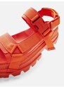 Oranžové dámské sandály na platformě Desigual Road - Dámské