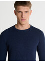 Big Star Man's Sweater 161037 Blue Wool-403