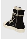 Kecky Rick Owens Woven Shoes Hexa Sneaks pánské, černá barva, DU01D1805.NDK.9811
