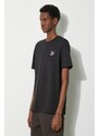 Bavlněné tričko Puma černá barva, s aplikací, 679187