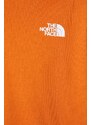 Bavlněné tričko The North Face M S/S Redbox Celebration Tee oranžová barva, s potiskem, NF0A87NVPCO1