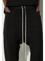 Tepláky Rick Owens Knit Sweat Pants Classic Cargo Drawstring černá barva, hladké, DU01D1370.F.09