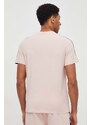 Tričko HUGO růžová barva, s aplikací