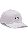 Kšiltovka Fox W Wordmark Adjustable Hat bílá one size