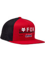 Dětská kšiltovka Fox Yth Fox X Honda Snapback Hat - Flame Red