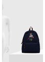Bavlněný batoh Polo Ralph Lauren tmavomodrá barva, s aplikací, 405931636