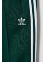 Tepláky adidas Originals zelená barva, s potiskem, IP0419