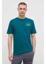 Tréninkové tričko Under Armour Project Rock zelená barva, s potiskem, 1383229