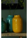 Pip studio oválná kovová váza 30 cm, žlutá