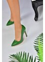 Fox Shoes Women's Green Stiletto Heel Stiletto
