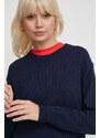 Bavlněný svetr Polo Ralph Lauren tmavomodrá barva, lehký