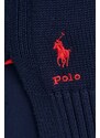 Bavlněný svetr Polo Ralph Lauren tmavomodrá barva, lehký