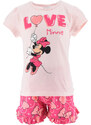 Dívčí pyžamo DISNEY MINNIE LOVE růžové