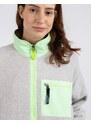 Patagonia W's Synch Jacket Oatmeal Heather w/Salamander Green