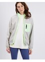 Patagonia W's Synch Jacket Oatmeal Heather w/Salamander Green