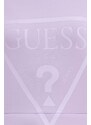 Mikina Guess NEW ALISA dámská, fialová barva, s kapucí, potiskem, V2YQ08 K7UW2