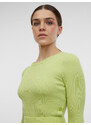 Orsay Světle zelený dámský žebrovaný svetr - Dámské