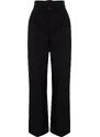 Trendyol Black Belted Wide Leg Woven Trousers