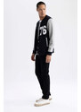 DEFACTO Regular Fit College Collar Bomber Cardigan