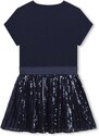 Dívčí šaty Michael Kors tmavomodrá barva, mini