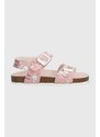 Dětské sandály Garvalin růžová barva