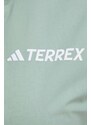 Nepromokavá bunda adidas TERREX Xperior Light dámská, zelená barva, IK7830