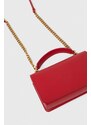 Kožená kabelka Pinko červená barva, 100204.A0F1