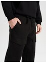 Sinsay - Kalhoty comfort joggers - černá