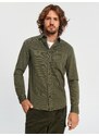 Sinsay - Košile regular fit - zelená