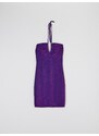 Sinsay - Mini šaty s ozdobným vázáním - fialová