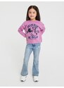 Sinsay - Tričko s dlouhými rukávy Minnie Mouse - fialová