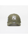 Kšiltovka New Era New York Yankees MLB Side Patch 9FORTY Adjustable Cap New Olive/ White