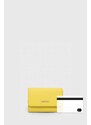 Peněženka Calvin Klein žlutá barva