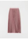 Sinsay - Plisovaná midi sukně - růžová