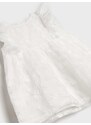 Sinsay - Krajkové šaty - bílá