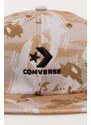 Kšiltovka Converse béžová barva, vzorovaná