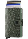 Kožená peněženka Secrid Miniwallet Hexagon Green zelená barva