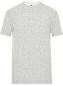 Trendyol Gray Melange Regular/Normal Fit Textured Basic T-Shirt