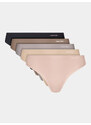 Set 5 kusů kalhotek typu tanga Calvin Klein Underwear