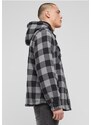 Brandit / Lumberjacket hooded black/charcoal