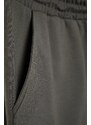 Trendyol Plus Size Anthracite-Grey 2-Pack Regular 100% Cotton Comfy Shorts