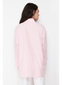 Trendyol Light Pink Cuff Detailed Woven Shirt