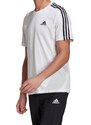 Triko sportovní Adidas M 3S SJ T Velikost: S bílá/černá