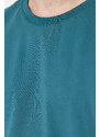 Trendyol Emerald Green Oversize/Wide Cut Basic 100% Cotton T-Shirt