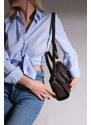 Marjin Women's Adjustable Strap Hand Shoulder Bag Nurves Brown