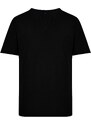 Trendyol Black Regular/Regular Fit Textured Cropped Collar 100% Cotton T-Shirt