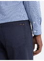 Ombre Clothing Pánské kalhoty chino na míru - tmavě modré V4 OM-PACP-0151